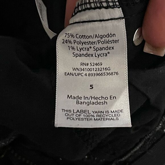 Wonder Nation Boys Black Slim Fit Rip & Repair Distressed Denim Jeans Size 5 - Picture 10 of 12